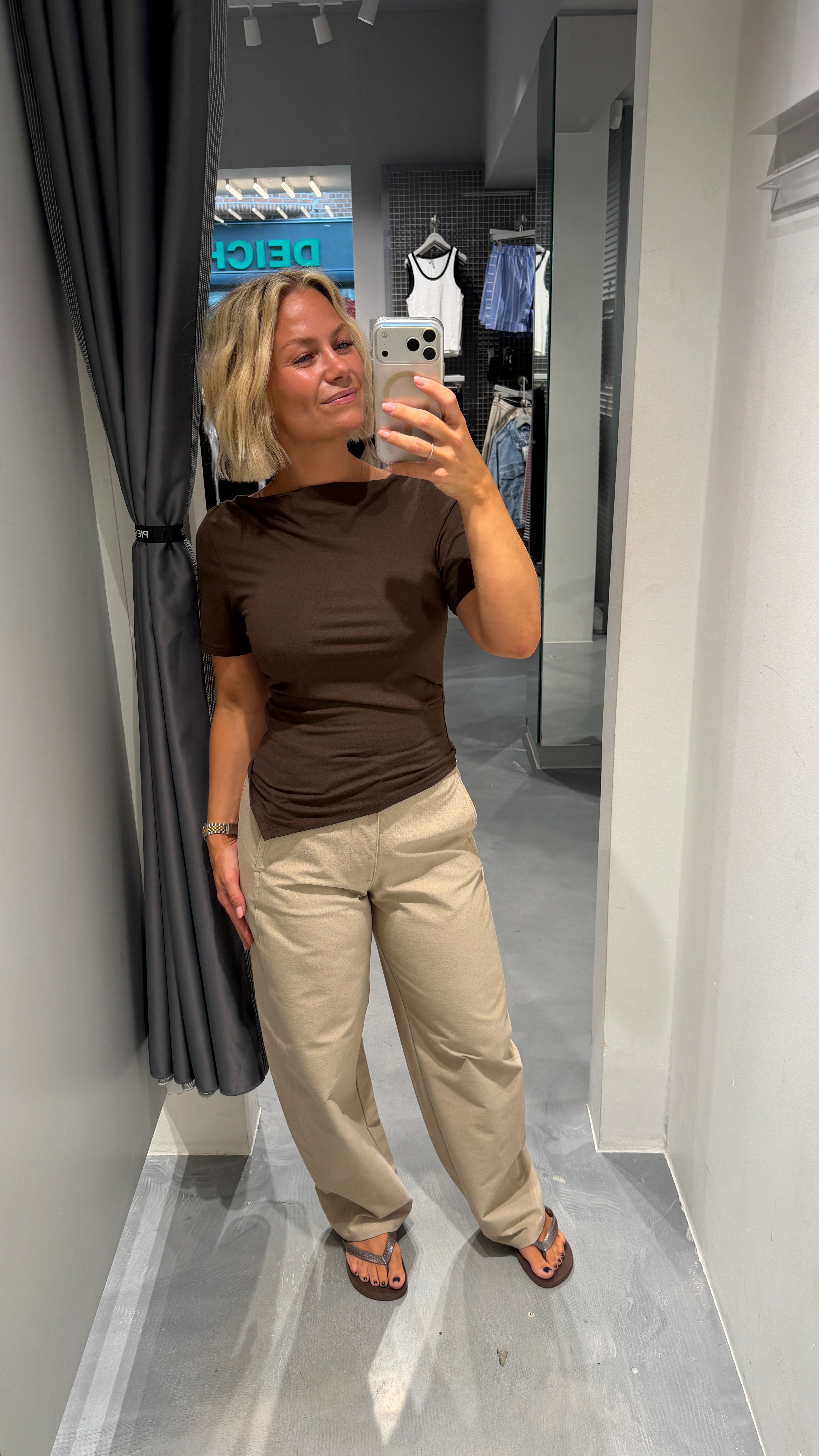 PCRIKKE Trousers - Trench Coat